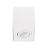 Spot LAMPA sufitowa BASIC SQUARE C0070 Maxlight natynkowa OPRAWA metalowa kostka cube biała
