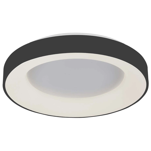 Plafon LAMPA sufitowa GIULIA 5304-840RC-BK-3 Italux okrągła OPRAWA ścienna LED 40W 3000K kinkiet czarny
