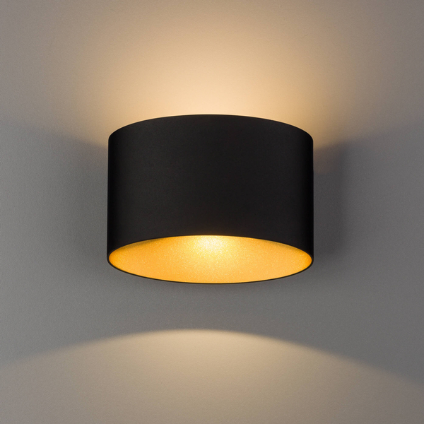 Loftowa LAMPA ścienna ELLIPSES LED 8182 Nowodvorski okrągła OPRAWA metalowa LED 10W 3000K kinkiet łazienkowy IP54 czarny
