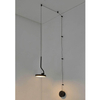 Nowoczesna ledowa lampa wisząca Flat MSE010100384 Moosee 10W 3000K czarna