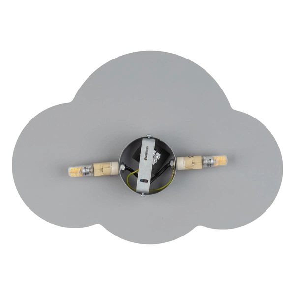 Lampa ścienna dziecięca chmura Cloud 4965 TK Lighting metalowa czarna