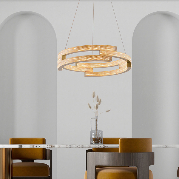 Lampa wisząca Tarja LP-1810/1P GD LED 36W 3000-6000K metalowa złota