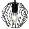 Naścienna lampa do sypialni Noris 54190/06 druty metalowy czarny