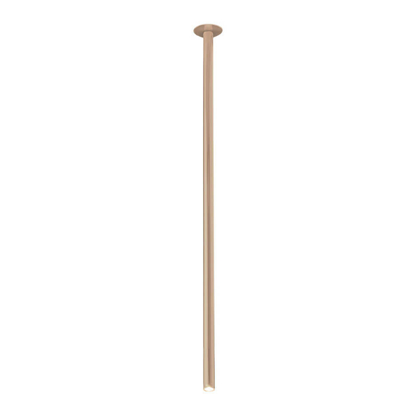 Sufitowa lampa sopel ALHA 9437 Dohar podłużna tuba platynowa