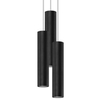 Czarna lampa wisząca SL.1079 metalowe tuby do sypialni