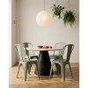 Krzesło do salonu i ogrodu PARIS zielone 5900168835825 wys. 86 cm