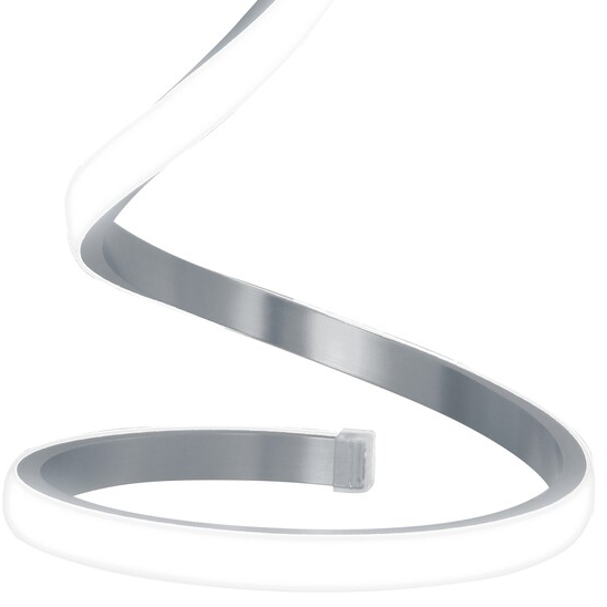 Futurystyczna lampa stołowa Anais LED 4,8W 4000K srebrna wstęga
