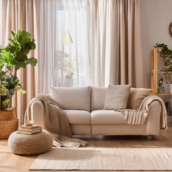 Minimalistyczny zwisający żyrandol CAPITAL MLP1559 do jadalni kremowy