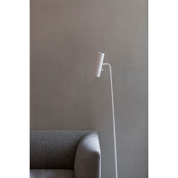 Podłogowa lampa tuba MIB 71704001 metalowa do salonu biały
