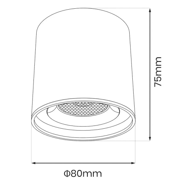 Ledowa lampa do szyn magnetycznych Tuya CCT ML2201 LED 6W CCT tubka czarny