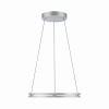 Lampa wisząca PUREE-LOOP srebrna pierścieniowa LED 53W 2700-5000K ring zmienna barwa 2551-95