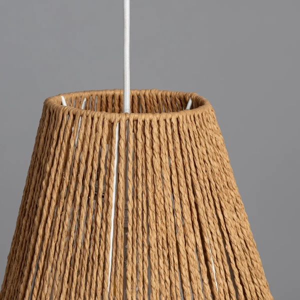 Pleciona lampa zweszana Boho ABR-LW12-BH-E27 Abruzzo brązowa