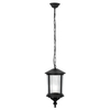 Wisząca lampa tarasowa Miami K-8221 IP44 lampion szklana metalowa czarna