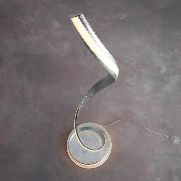 Podłogowa lampa do salonu Aria 95843 LED 23W 3000K srebrny biały