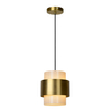 LAMPA wisząca FIRMIN 45497/20/02 Lucide szklana OPRAWA zwis tuba złoty opal