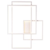 Modernistyczna ścienna lampa GEOMETRIC W0234 LED 45W 3000K metal biała