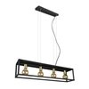 Metalowa lampa wisząca loft VITO R30194032 ramki frame czarne