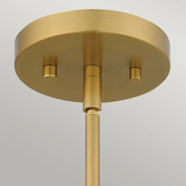 Lampa wisząca nad stół Mejia QZ-MEJIA-1P-S-AB mosiądz biały