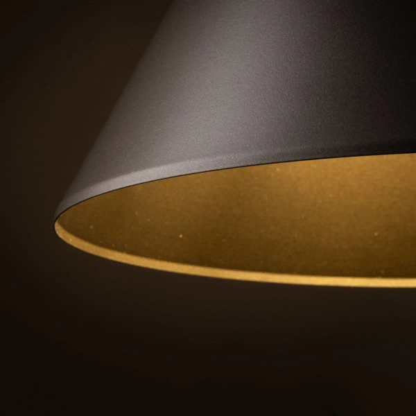 Trójkątna lampa wisząca nad stół CONO 10038 brązowy