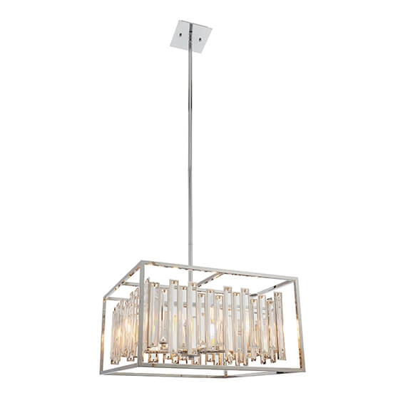 Kryształowa lampa wisząca Acadia 81931 Endon crystal glamour przezroczysta