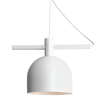 Metalowa lampa wisząca BERYL 976G Aldex biały zwis do salonu