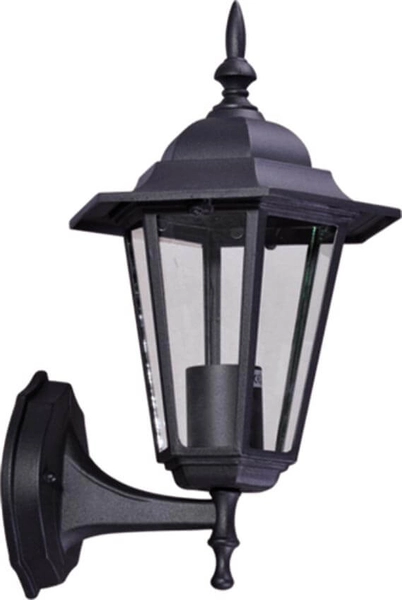 Lampa elewacyjna Standard K-5009A UP CZARNY retro czarna 