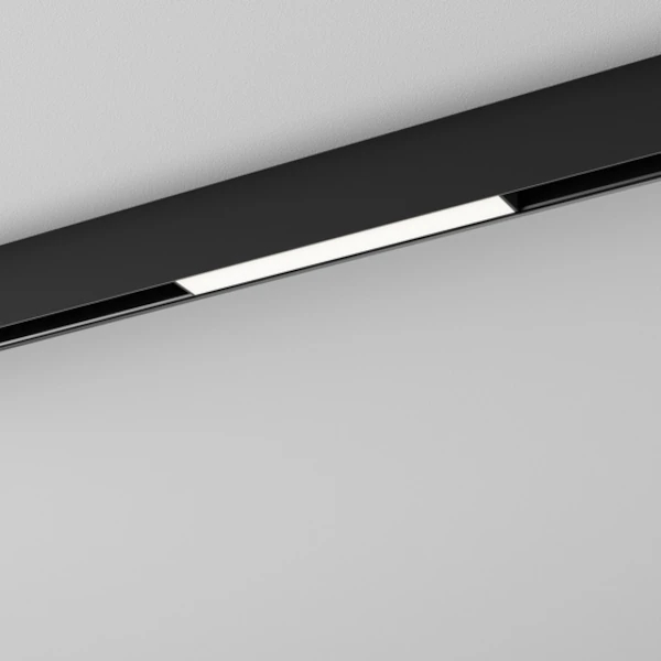 Magnetyczna lampa sufitowa RAFTER mini czarna podłużna LED 3000K do szynoprzewodów 16461-M930-D9-00-12