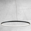 Metalowa lampa wisząca Agari LED 38W 3000K czarna do holu
