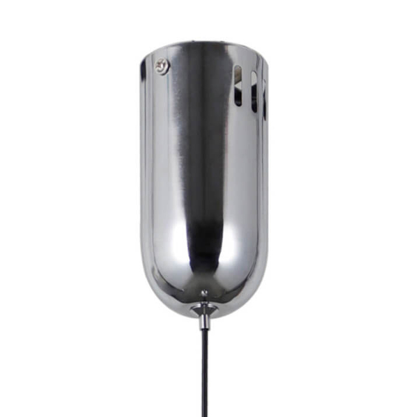 Zwieszana lampa Rastia PND-34361-M-CH-SG Italux LED 9W 3000K bańka chrom