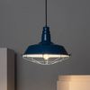 Lampa wisząca metalowa Retro ABR-RRP-N-E27 Abruzzo industrialna niebieski