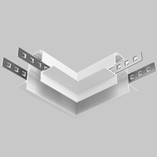 Narożny łącznik do szyn magnetycznych Exility TRA034CL-42.12W biały