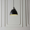 Jadalniana lampa wisząca Franklin 98750 Endon vintage cyna czarna