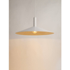 Zwisająca lampa Capri 41015 Sigma plate do jadalni biała złota