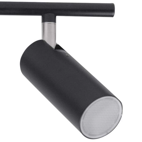 Lampa sufitowa GAVI 308429 Polux ścienna listwa LED 9W 3000K regulowane reflektorki tuby czarne