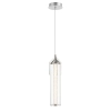 Wisząca lampa Espada QN-ESPADA-1P-PC LED 18W 3000K szklana tuba srebrny