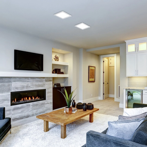 Sufitowa lampa biała Shaun 3168 LED 12W 4000K plafon do salonu square