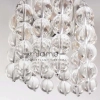 Szklany kinkiet z kryształkami CRYSTAL W0076-01A-B5FZ  glamour chrom