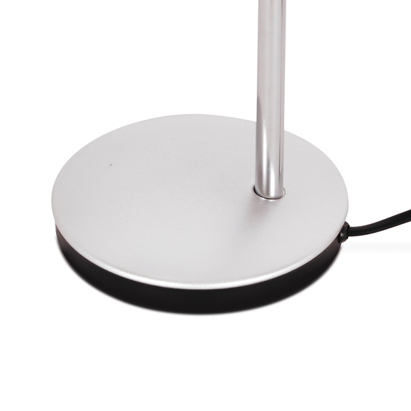 Regulowana lampa nocna Kajtek K-MT-200 do czytania srebrna