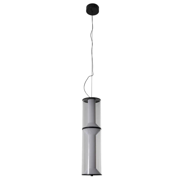 Szklana lampa wisząca Aeris LP-2137/2P TR LED 25W CCT tuba przezroczysty
