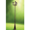 Stojąca LAMPA ogrodowa LIGURIA 313430 Polux klasyczna OPRAWA metalowa do ogrodu outdoor zewnętrzna IP43 patyna