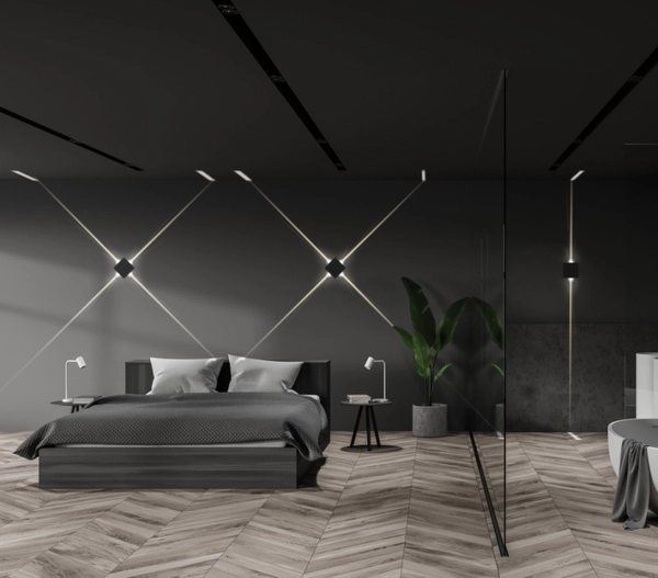 Lampa ledowa ścienna Mollis 616004202 Elkim 4W 4000K do salonu biała