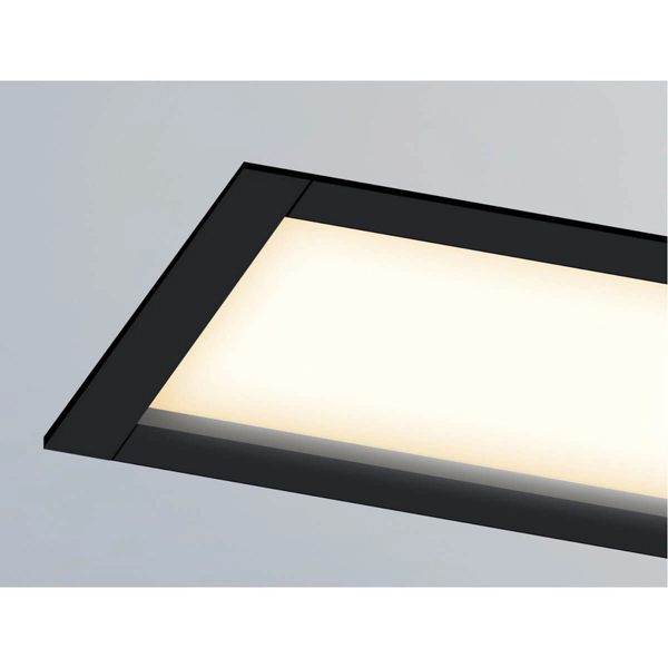 Ledowa lampa sufitowa Ladik 239002203-3 Elkim 32W 4000K wpust czarny