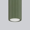 Downlight lampa sufitowa KARBON SL.1606 tuba ryflowana oliwkowa