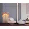 Podłogowa lampa Tiffany JL0019.PINK drzewo różowe złote