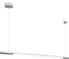 LAMPA wisząca ORGANIC P0355 Maxlight belka liniowa OPRAWA metalowy ZWIS listwa LED 16W 3000K podłużna chrom