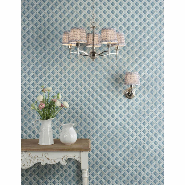 Zwisający żyrandol Marble MAR0538-EH Dar Lighting do salonu pałacowy srebrny