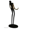 Lampa podłogowa do salonu Woman F9312 Step kule balls białe czarne