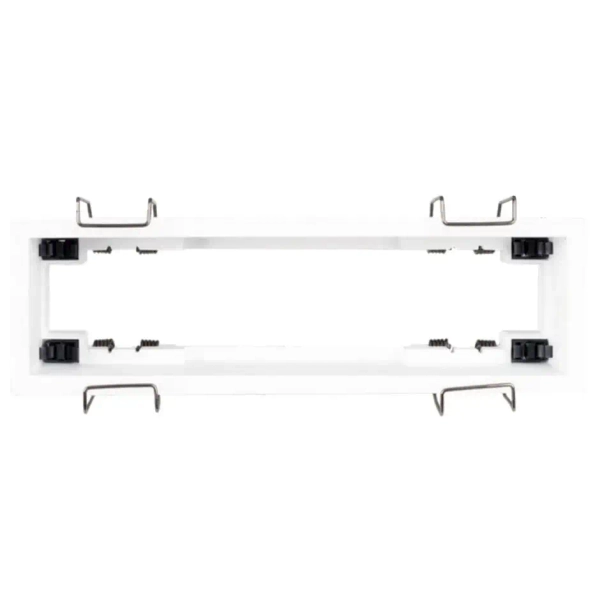 Metalowa oprawa wpustowa Modular H180.03 prostokątna biały