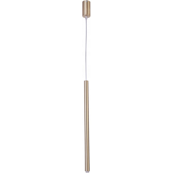 Minimalistyczna tuba wisząca SOPEL 33253 Sigma do salonu mosiądz