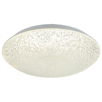 Plafon do salonu glamour Svalbard c01868wh Cosmolight LED 32W 4000K metal akryl biały